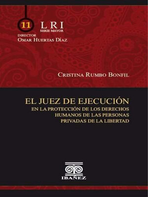 cover image of El juez de ejecución en la protección de los derechos humanos de las personas privadas de la libertad
